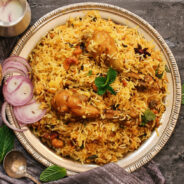 Spicy Hyderabadi Chicken Biriyani Spicy Hyderabadi Chicken Biriyani